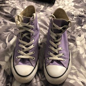 Purple High-Top Converse